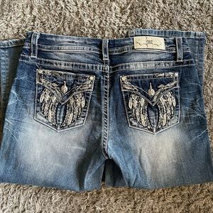 Miss Me mid-rise easy crop